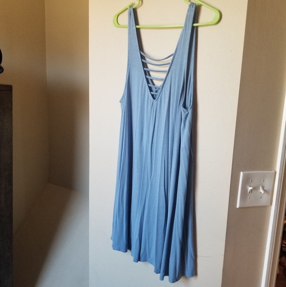 Flowy Sexy Cute Blue Dress